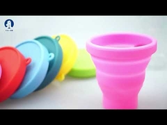 의학 급료 실리콘 연약한 월경 기간 컵 재사용할 수 있는 여성 위생