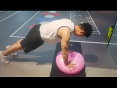 체육관에서 체조 볼을 사용하는 방법